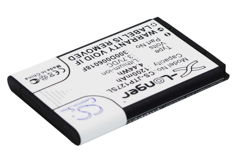 3.7V, Li-ion, 1200mAh, SmartPhone battery fits F-fook, Beghelli, Hyundai, Saiet, Brondi, Caliber, Jcb, Blu, Oricom, Amico, 300d006018f, 4.44Wh Mobile, SmartPhone Cameron Sino Technology Limited (Smartphone)