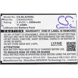 3.8V, Li-ion, 2900mAh, SmartPhone battery fits Blu, C906052400l, E050, E050u, 11.02Wh Mobile, SmartPhone Cameron Sino Technology Limited (Smartphone)