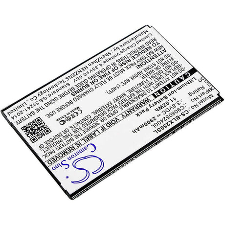 3.8V, Li-ion, 2900mAh, SmartPhone battery fits Blu, C906052400l, E050, E050u, 11.02Wh Mobile, SmartPhone Cameron Sino Technology Limited (Smartphone)