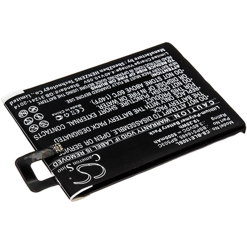 3.85V, Li-Polymer, 5000mAh, SmartPhone battery fits Blu, Bp503c, E150, E150q, 19.25Wh Mobile, SmartPhone Cameron Sino Technology Limited (Smartphone)
