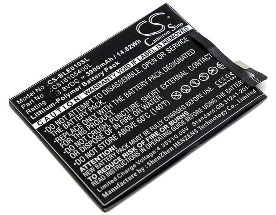 3.8V, Li-Polymer, 3900mAh, SmartPhone battery fits Blu, C816105400l, E010q, Energy X, 14.82Wh Mobile, SmartPhone Cameron Sino Technology Limited (Smartphone)