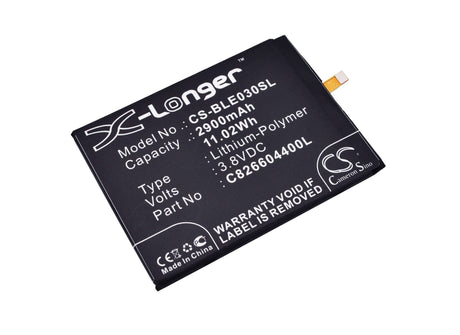 3.8V, Li-Polymer, 2900mAh, SmartPhone battery fits Boway, Blu, Bp-401b, E010q, E030us, 11.02Wh Mobile, SmartPhone Cameron Sino Technology Limited (Smartphone)