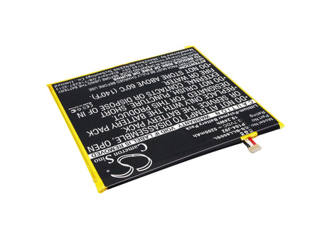 3.7V, Li-Polymer, 5200mAh, Tablet battery fits Blu, P104-j92, L800, L800l, 19.24Wh Tablet Cameron Sino Technology Limited