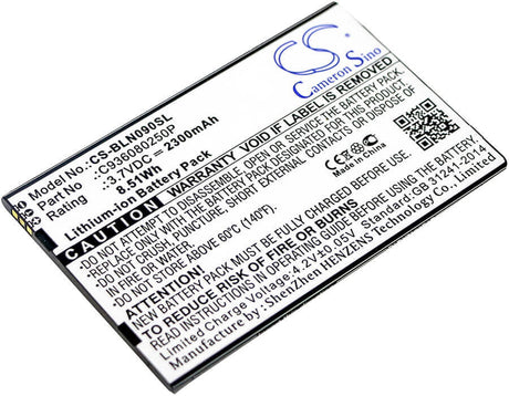 3.7V, Li-ion, 2300mAh, SmartPhone battery fits Blu, C936080250p, N090u, Neo X Plus, 8.51Wh Mobile, SmartPhone Cameron Sino Technology Limited (Smartphone)