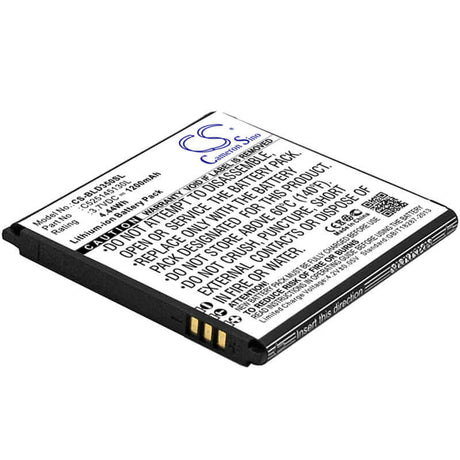 3.7V, Li-ion, 1200mAh, SmartPhone battery fits Blu, C525145130l, A010l, A010u, 4.44Wh Mobile, SmartPhone Cameron Sino Technology Limited (Smartphone)