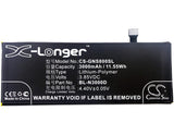 3.85V, Li-Polymer, 3000mAh, SmartPhone battery fits Gionee, Blu, Bl-n3000d, P0030uu, Pure Xr, 11.55Wh Mobile, SmartPhone Cameron Sino Technology Limited (Smartphone)