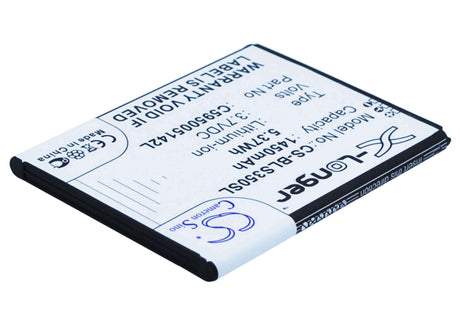 3.7V, Li-ion, 1450mAh, SmartPhone battery fits Blu, C595005142l, S350, Star Jr, 5.37Wh Mobile, SmartPhone Cameron Sino Technology Limited (Smartphone)