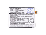 3.8V, Li-Polymer, 2500mAh, SmartPhone battery fits Blu, Tlp15f27, D870u, Studio C Super Camera, 9.5Wh Mobile, SmartPhone Cameron Sino Technology Limited (Smartphone)
