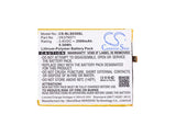 3.8V, Li-Polymer, 2500mAh, SmartPhone battery fits Blu, Vk376071, S0030uu, Studio G Lte, 9.5Wh Mobile, SmartPhone Cameron Sino Technology Limited (Suspended)
