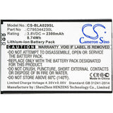 3.8V, Li-ion, 2300mAh, SmartPhone battery fits Blu, C795344230l, S0290uu, Studio J5, 8.74Wh Mobile, SmartPhone Cameron Sino Technology Limited (Smartphone)