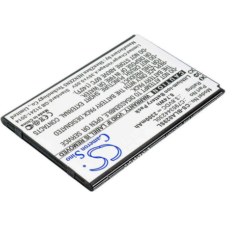 3.8V, Li-ion, 2300mAh, SmartPhone battery fits Blu, C795344230l, S0290uu, Studio J5, 8.74Wh Mobile, SmartPhone Cameron Sino Technology Limited (Smartphone)