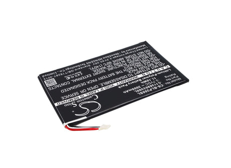 3.7V, Li-Polymer, 3000mAh, Tablet battery fits Fabrica, Blu, C1136903300l, Bt-d005l, P200, 11.10Wh Tablet Cameron Sino Technology Limited