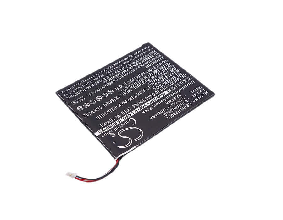 3.7V, Li-Polymer, 3300mAh, Tablet battery fits Blu, Bt-d005l, Bt-e505, P220, 12.21Wh Tablet Cameron Sino Technology Limited (Suspended)