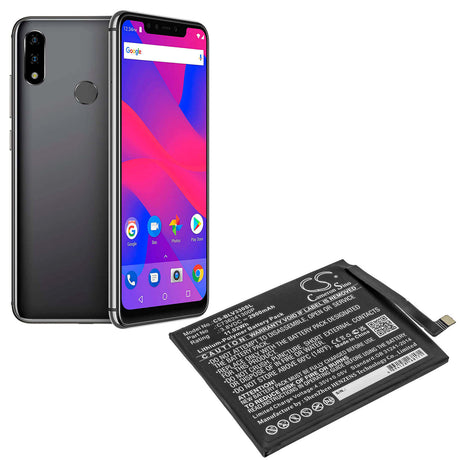 3.8V, Li-Polymer, 2900mAh, SmartPhone battery fits Blu, C736241300p, V0320vv, V0330ww, 11.02Wh Mobile, SmartPhone Cameron Sino Technology Limited (Smartphone)