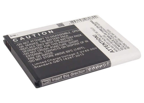 3.7V, Li-ion, 1750mAh, SmartPhone battery fits Blu, C594604160t, D910a, Vivo 4.3, 6.48Wh Mobile, SmartPhone Cameron Sino Technology Limited (Smartphone)