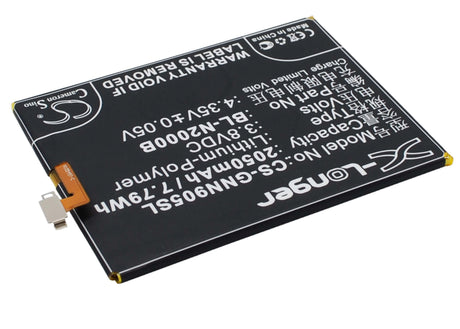 3.8V, Li-Polymer, 2050mAh, SmartPhone battery fits Fly, Blu, Gionee, Bl-n2000b, D980l, Vivo Air, 7.79Wh Mobile, SmartPhone Cameron Sino Technology Limited (Smartphone)