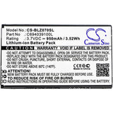 3.7V, Li-ion, 950mAh, SmartPhone battery fits Blu, C694039100i, Z070, Z070u, 3.52Wh Mobile, SmartPhone Cameron Sino Technology Limited (Suspended)