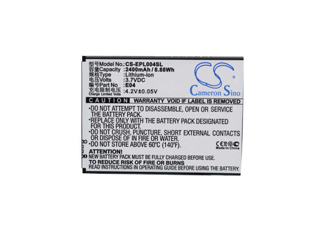 3.7V, Li-ion, 2400mAh, SmartPhone battery fits Bluboo, Elephone, E04, X6, 8.88Wh Mobile, SmartPhone Cameron Sino Technology Limited (Suspended)