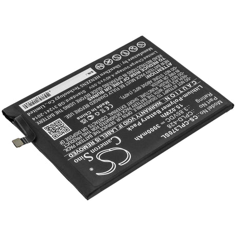 3.85V, Li-Polymer, 3900mAh, SmartPhone battery fits Coolpad, Metropcs, Boostmobile, Cpld-428, Cp3705as, Legacy, 15.02Wh Mobile, SmartPhone Cameron Sino Technology Limited (Smartphone)