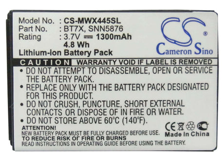 Battery For Boostmobile Theory 3.7v, 1300mah - 4.81wh Batteries for Electronics Cameron Sino Technology Limited (Suspended)