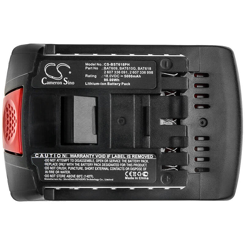 18.0V, Li-ion, 5000mAh, Power Tools battery fits Bosch, 2 607 336 091, 17618, 17618-01, 90Wh Power Tools Cameron Sino Technology Limited (Power Tools)
