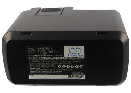 9.6V, Ni-MH, 3300mAh, Power Tools battery fits Skil, Flex, Wurth, Bosch, 0702 300 596, Abs 96 M-2, Asb 96 P-2, 31.68Wh Power Tools Cameron Sino Technology Limited (Power Tools)