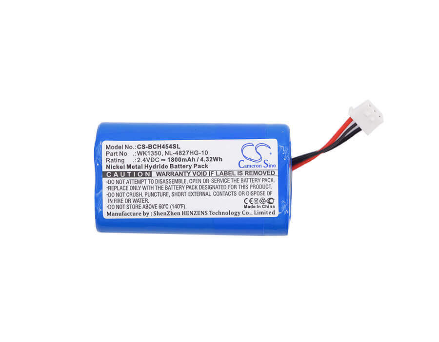 2.4V, Ni-MH, 1800mAh, Headset battery fits Shure, Bosch, Bp 6001, Integrus Pocket, Lbb 4540, 4.32Wh Wireless Headset Cameron Sino Technology Limited