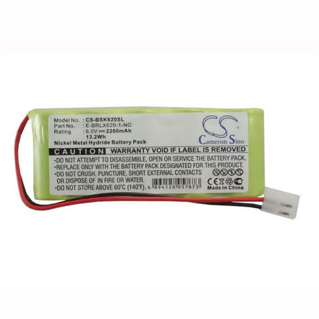 6.0V, Ni-MH, 2200mAh, Smart Home battery fits Somfy, E-brlx620-1-nc, Bd5000, Bd6000, 13.2Wh Smart Home Cameron Sino Technology Limited