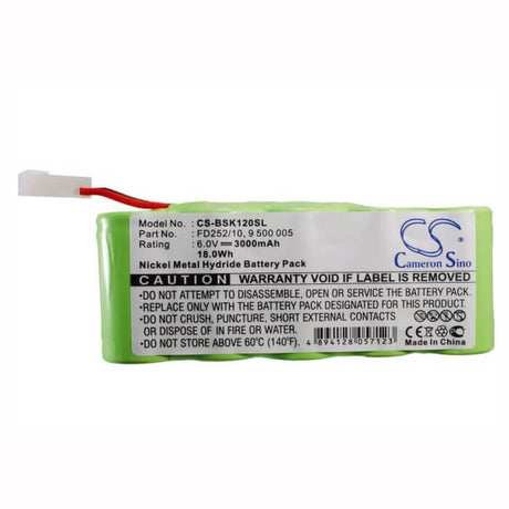 6.0V, Ni-MH, 3000mAh, Smart Home battery fits Somfy, 710055, D14, D861e, 18Wh Smart Home Cameron Sino Technology Limited