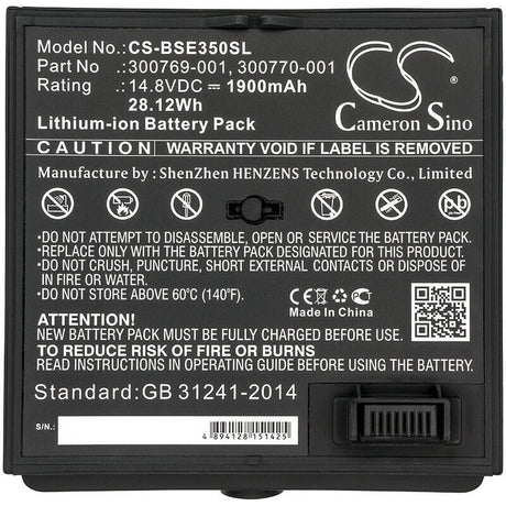 Battery For Bose, 350160-1100, Soundlink Air, Soundock 16.8v, 1900mah - 28.12wh Batteries for Electronics Cameron Sino Technology Limited (Suspended)   