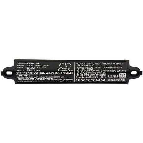 11.1V, Li-ion, 3400mAh, Speaker battery fits Bose, 404600, Soundlink, 37.74Wh Speaker Cameron Sino Technology Limited