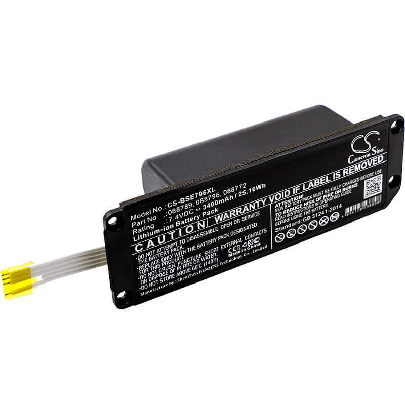 7.4V, Li-ion, 3400mAh, Speaker battery fits Bose, Soundlink Mini 2, 25.16Wh Speaker Cameron Sino Technology Limited