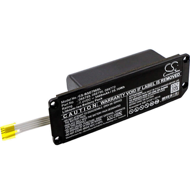7.4V, Li-ion, 3400mAh, Speaker battery fits Bose, Soundlink Mini 2, 25.16Wh Speaker Cameron Sino Technology Limited
