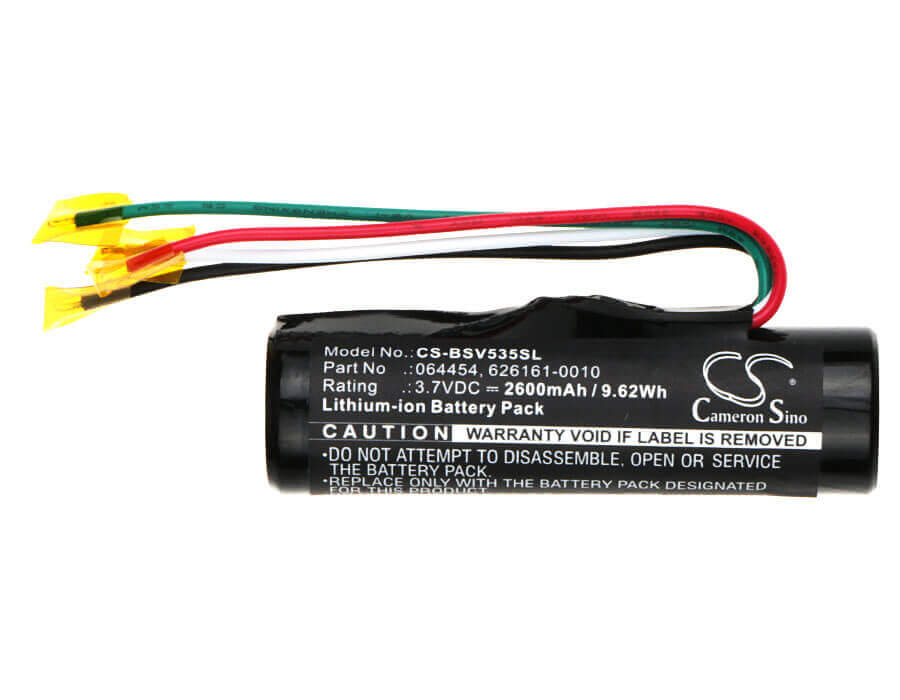 3.7V, Li-ion, 2600mAh, Speaker battery fits Bose, 520ii, 525ii, 9.62Wh Speaker Cameron Sino Technology Limited