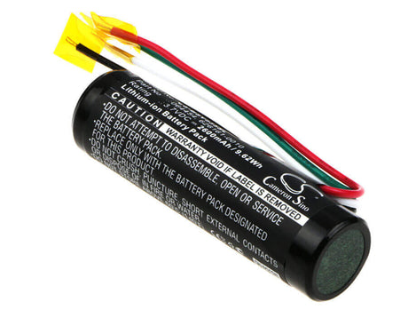 3.7V, Li-ion, 2600mAh, Speaker battery fits Bose, 520ii, 525ii, 9.62Wh Speaker Cameron Sino Technology Limited