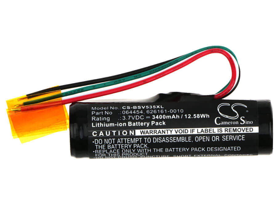 3.7V, Li-ion, 3400mAh, Speaker battery fits Bose, 520ii, 525ii, 12.58Wh Speaker Cameron Sino Technology Limited