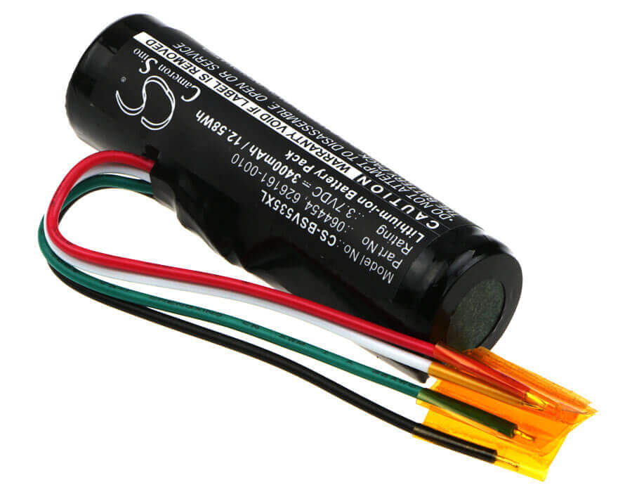 3.7V, Li-ion, 3400mAh, Speaker battery fits Bose, 520ii, 525ii, 12.58Wh Speaker Cameron Sino Technology Limited