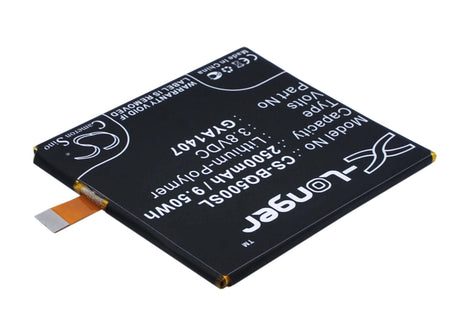 3.8V, Li-Polymer, 2500mAh, SmartPhone battery fits Bq, B24, Aquaris E5, Aquaris E5 Fhd, 9.5Wh Mobile, SmartPhone Cameron Sino Technology Limited (Suspended)