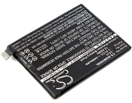 3.8V, Li-Polymer, 3400mAh, SmartPhone battery fits Bq, 3620, Aquaris M5.5, 12.92Wh Mobile, SmartPhone Cameron Sino Technology Limited (Smartphone)