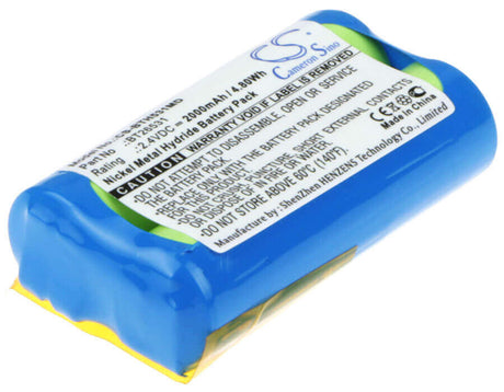 2.4V, Ni-MH, 2000mAh, Medical battery fits Brandtech, Bt26531, Accu-jet, Accu-jet Pipette Controllers, 4.80Wh Medical Cameron Sino Technology Limited (Medical)