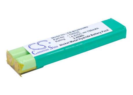 4.8V, Ni-MH, 750mAh, Medical battery fits Brandtech, Mettlertoledo, 705025, Autorep E, Handystep, 3.60Wh Medical Cameron Sino Technology Limited (Medical)