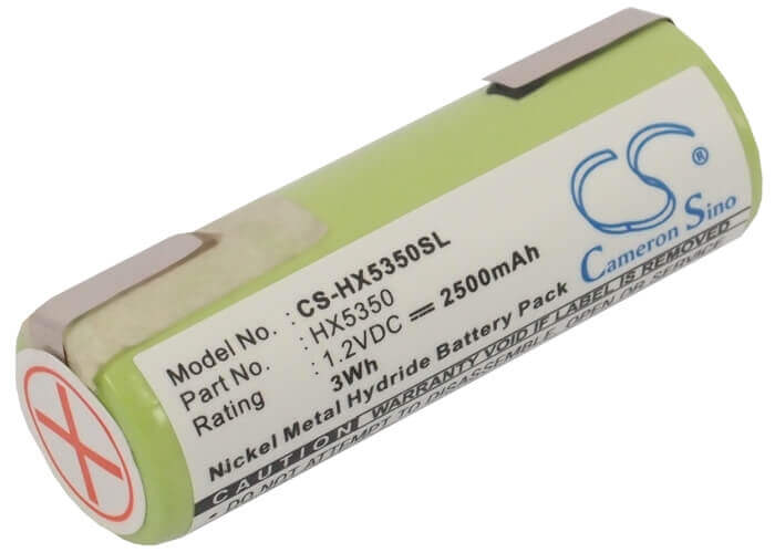 1.2V, Ni-MH, 2500mAh, Toothbrush battery fits Philips, Bella, Braun, 233.800886, 1530, 1590, 3Wh Toothbrush Cameron Sino Technology Limited