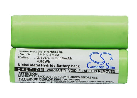 2.4V, Ni-MH, 2000mAh, Shaver battery fits Remington, Schick, Rowenta, Braun, Ronson, Eltron, Windmere, Philips, 138-10334, 4510, 4520, 4.8Wh Shaver Cameron Sino Technology Limited