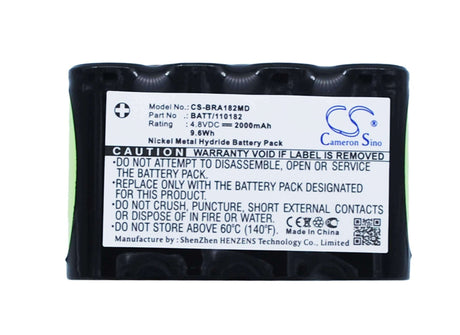 8.4V, Ni-MH, 2000mAh, Medical battery fits Braun, 120182, Infusoport, 16.80Wh Medical Cameron Sino Technology Limited (Suspended)