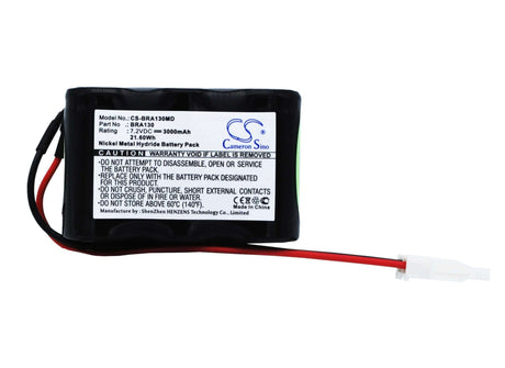 7.2V, Ni-MH, 3000mAh, Medical battery fits Braun, 120013, Perfusor Fm, Perfusor Fm (mfc), 21.60Wh Medical Cameron Sino Technology Limited (Medical)