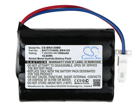 7.20V, Ni-MH, 1500mAh, Medical battery fits Braun, 120009, Perfusor Ft, Perfusor Vii, 10.80Wh Medical Cameron Sino Technology Limited (Medical)