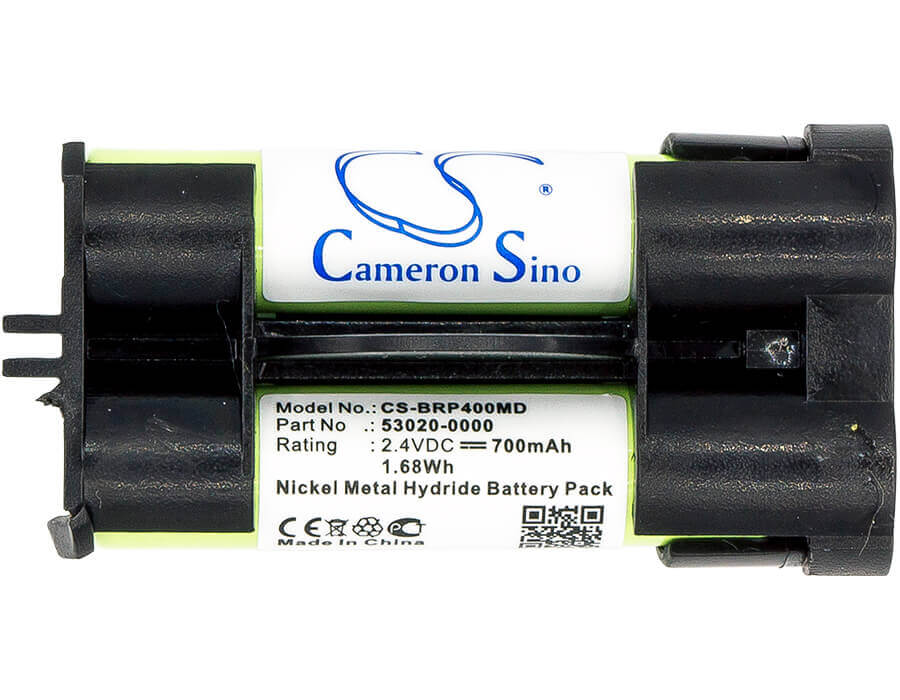 2.4V, Ni-MH, 700mAh, Medical battery fits Braun, Welch-allyn, 53020-0000, Thermoscan Pro 4000, Thermoscan Pro 4000 Ear Thermo, 1.68Wh Medical Cameron Sino Technology Limited (Medical)