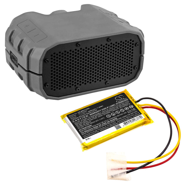 3.7V, Li-Polymer, 2000mAh, Speaker battery fits Braven, Brv-1s, Brv-1s Ultra Rugged, 7.40Wh Speaker Cameron Sino Technology Limited