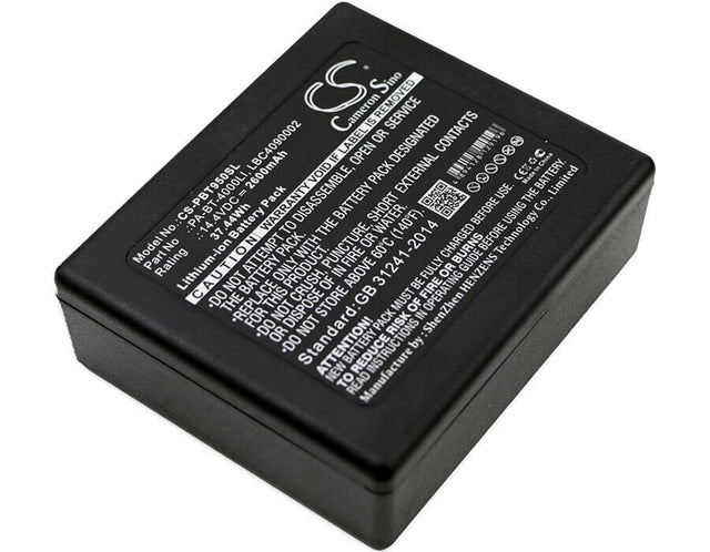 14.4V, Li-ion, 2600mAh, Portable Printer battery fits Brother, Hp25b, P Touch P 950 Nw Ruggedjet Rj, Pa-bb-001, 37.44Wh Portable Printer Cameron Sino Technology Limited