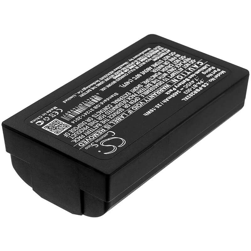 7.4V, Li-ion, 3400mAh, Portable Printer battery fits Brother, Pa-bt-003, Rj-2030, Rj-2050, 25.16Wh Portable Printer Cameron Sino Technology Limited
